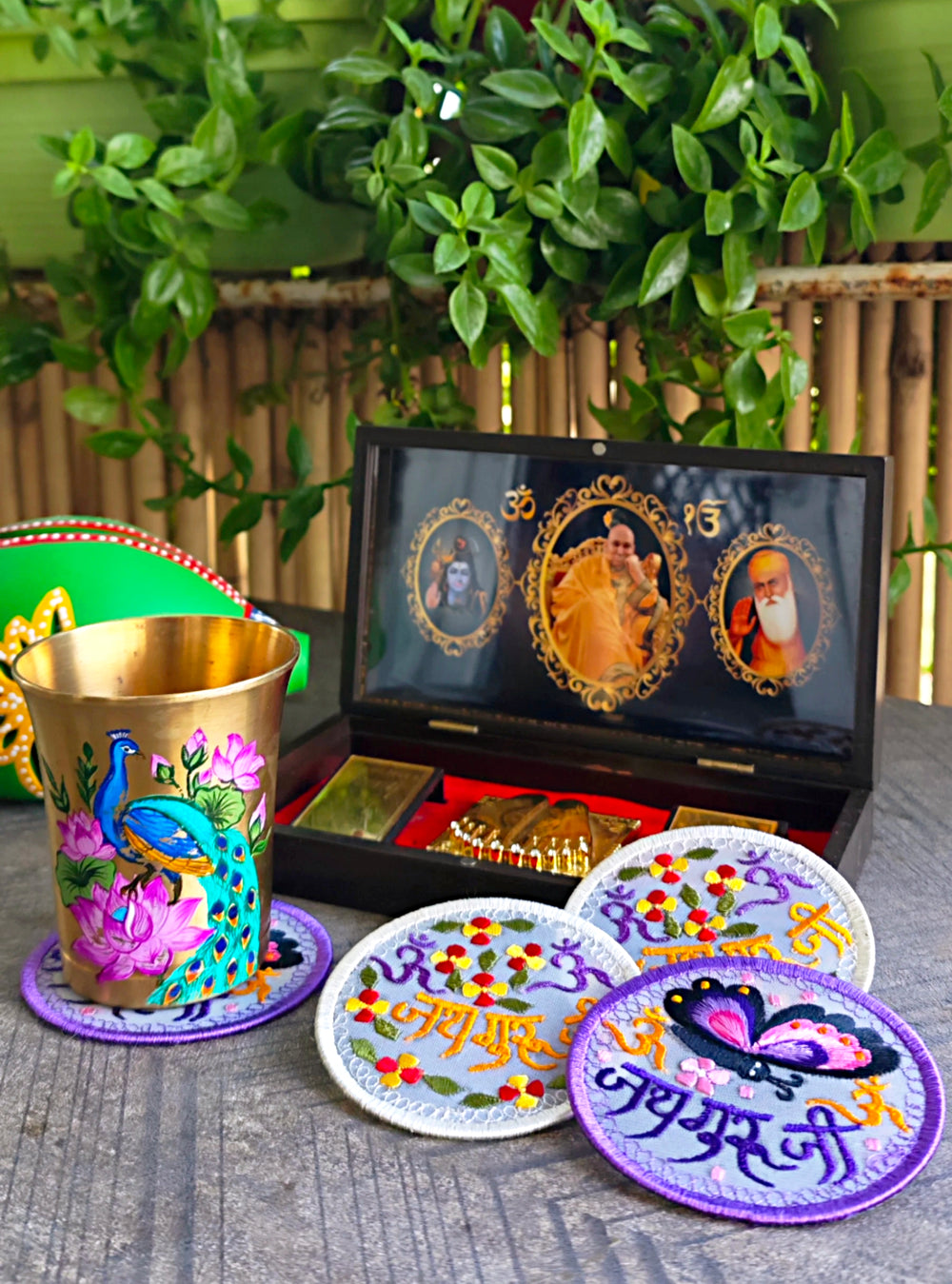 Tea Coasters (Jai Guruji)