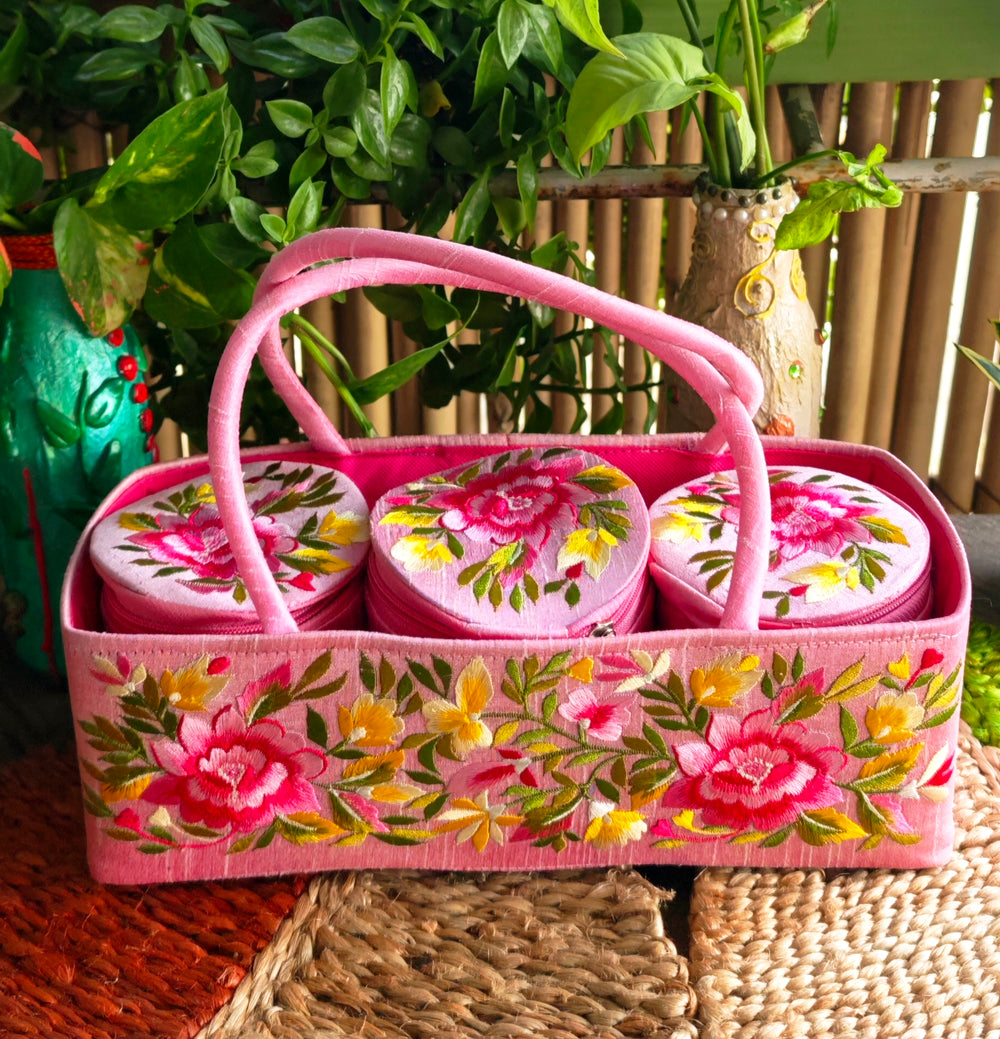 Kadhai Collection ( Three jar baskets )