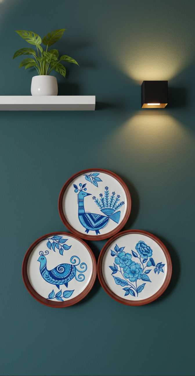 Hand-painted Wall plates